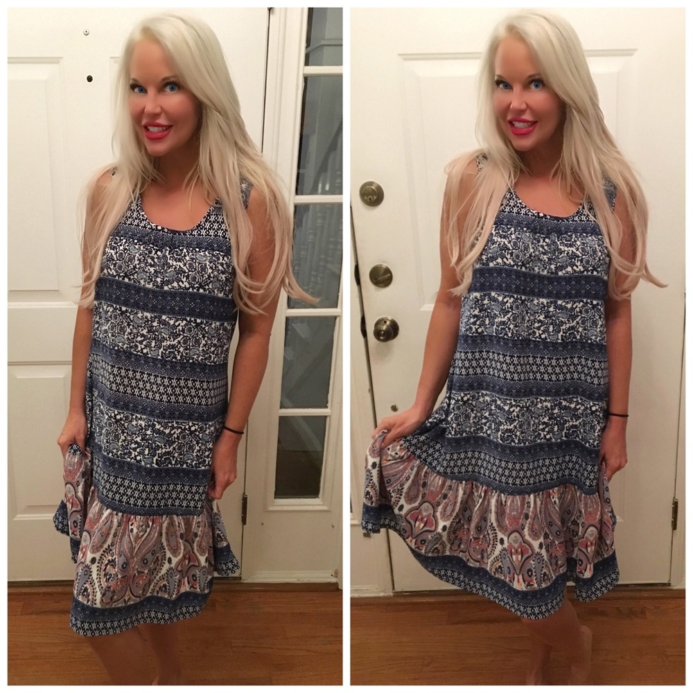 LAST 3! 🌸Floral Printed Tunic Dress! - Picture 1 of 3
